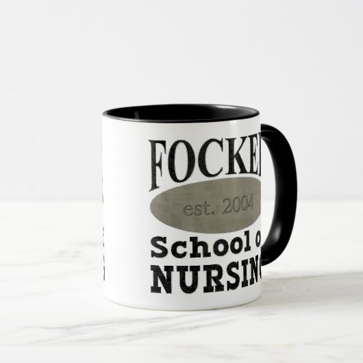 Focker School of Nursing Funny Nurse Mok (Voorkant rechts)
