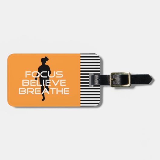Focu Believe Breathe Bagagelabel (Voorkant horizontaal)