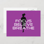 Focu Believe Breathe Briefkaart (Voorkant / Achterkant)