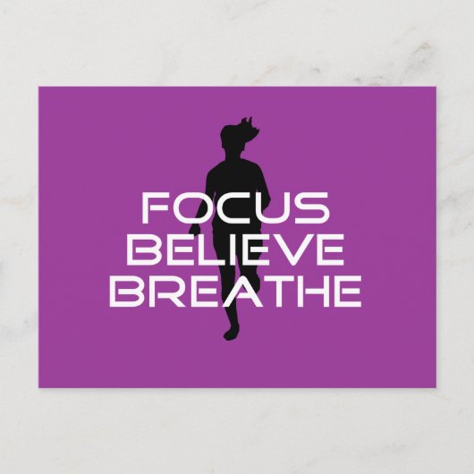 Focu Believe Breathe Briefkaart (Voorkant)