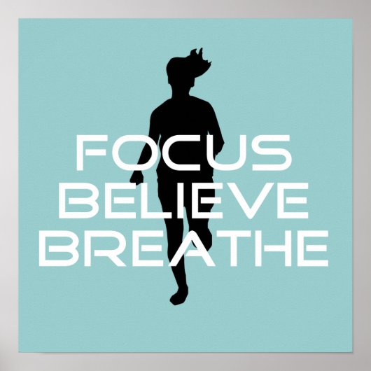Focu Believe Breathe Poster (Voorkant)