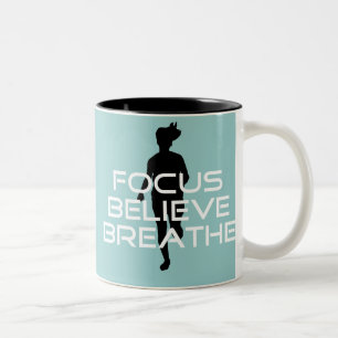 Focu Believe Breathe Tweekleurige Koffiemok