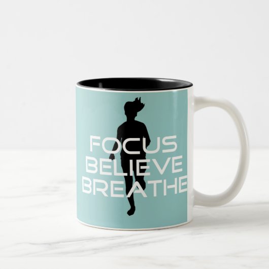 Focu Believe Breathe Tweekleurige Koffiemok (Rechts)