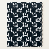 Focus, Adem, Verover ADHD| Zwart, Wit, Blad Planner (Achterkant)