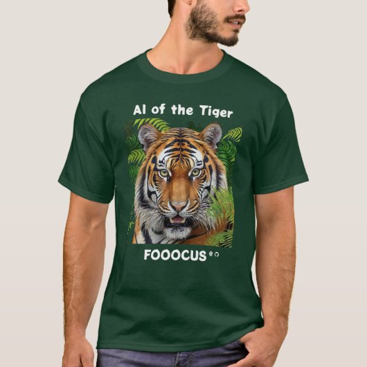 Focus - AI van de tijger T-shirt (Voorkant)