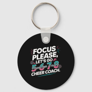 Focus Alstublieft Cheer Coach 5-6-7-8 Team Sleutelhanger