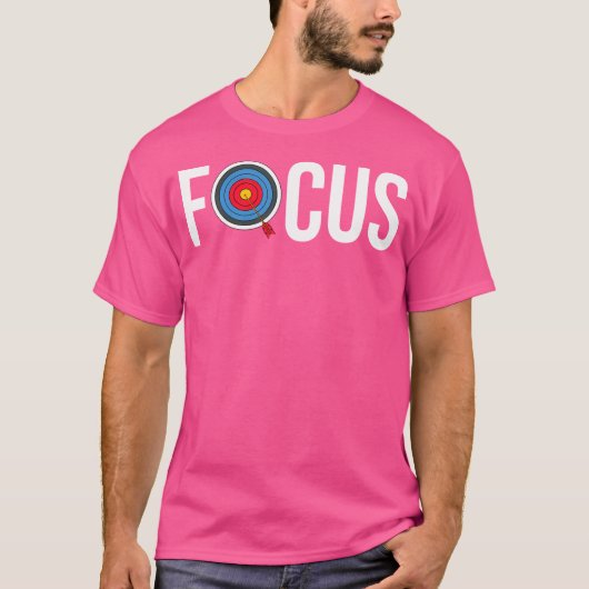 Focus Archery Coach Team Bow Arrow Kind T-shirt (Voorkant)