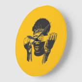 Focus Blindfold Motivational Street Art Illustrati Grote Klok (Hoek)