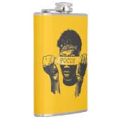 Focus Blindfold Motivational Street Art Illustrati Heupfles (Rechts)