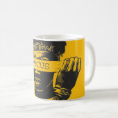 Focus Blindfold Motivational Street Art Illustrati Koffiemok (Voorkant rechts)