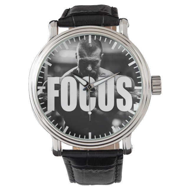 FOCUS - "Body building" Motivatie Horloge (Voorkant)