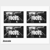 FOCUS - "Body building" Motivatie Rechthoekige Sticker (Vel)