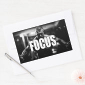 FOCUS - "Body building" Motivatie Rechthoekige Sticker (Envelop)