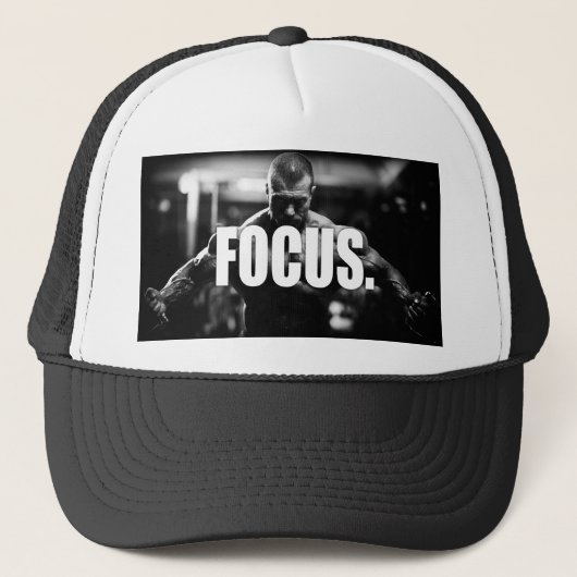FOCUS - "Body building" Motivatie Trucker Pet (Voorkant)