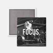 FOCUS - "Body building" Workout Motivatie Magneet (Voorkant / Achterkant)