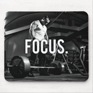 FOCUS - "Body building" Workout Motivatie Muismat