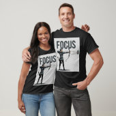 Focus Boogschutter Shirt, Motiverende Boogschieten T-shirt (Unisex)