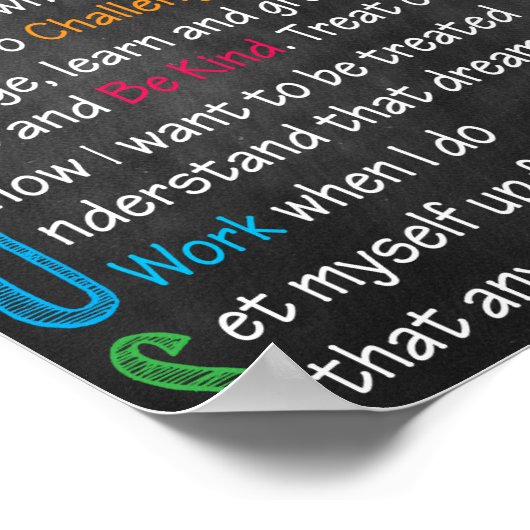 FOCUS Classroom afdrukbaar Poster (Hoek)