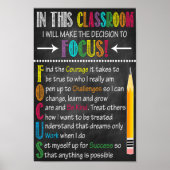 FOCUS Classroom afdrukbaar Poster (Voorkant)