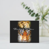 Focus & Courage_ Briefkaart (Staand voorkant)