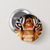 Focus & Courage_ Ronde Button 5,7 Cm (Voorkant /achterkant)