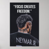 Focus Creates Freedom Motivation Poster (Voorkant)
