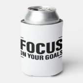 Focus Distraction Quottes Inspirerend Quote Art Blikjeskoeler (Blikje Voorkant)