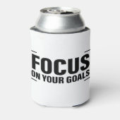 Focus Distraction Quottes Inspirerend Quote Art Blikjeskoeler (Blikje Achterkant)