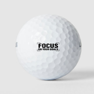 Focus Distraction Quottes Inspirerend Quote Art Golfballen