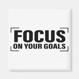 Focus Distraction Quottes Inspirerend Quote Art Magneet