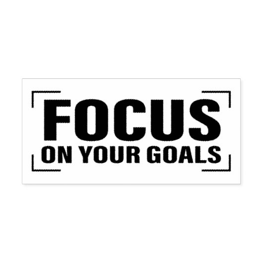 Focus Distraction Quottes Inspirerend Quote Art Rubberstempel (Afrduk)