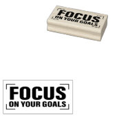 Focus Distraction Quottes Inspirerend Quote Art Rubberstempel (Gestempeld)