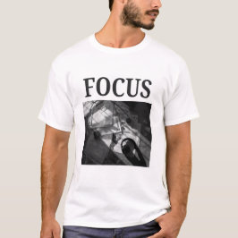FOCUS - Donkere Academische Minimalistische Fotogr T-shirt