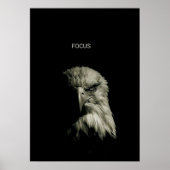 FOCUS – Eagle-Inspired Motivation Poster (Voorkant)