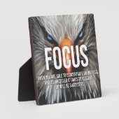 FOCUS - Eagle Motivatie Fotoplaat (Voorkant)