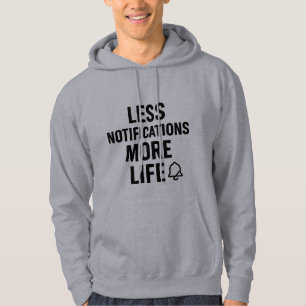 Focus en bloei – Motivatie minimalistisch design Hoodie