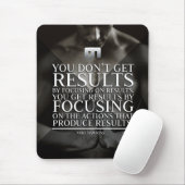 Focus en resultaten - Workout Motivatie Muismat (Met muis)