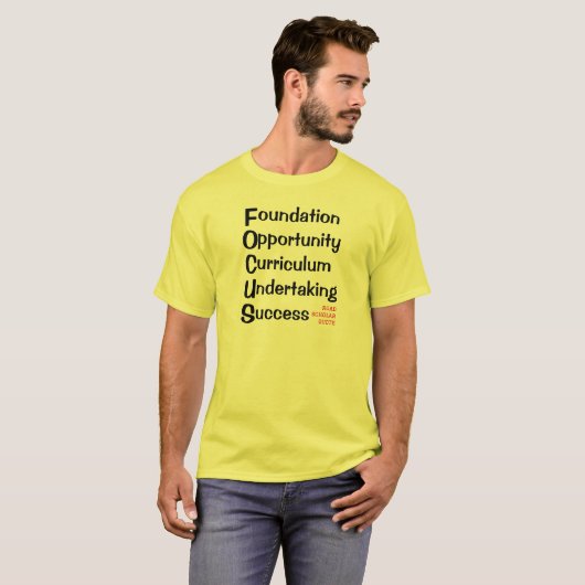 FOCUS-formule - Road Scholar T-Shirt (Voorkant volledig)