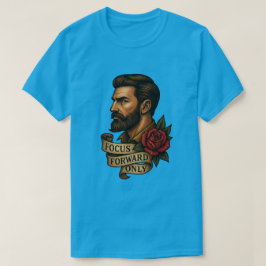 Focus Forward Only T-shirt in Tattoo stijl