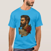 Focus Forward Only T-shirt in Tattoo stijl (Voorkant)