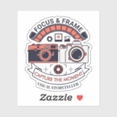 Focus & Frame: fotografie voor verhalenvertellers Sticker (Vel)