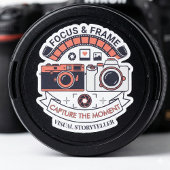 Focus & Frame: Visual Storyteller Photography Sticker