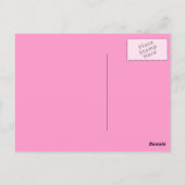 Focus gelooft Breathe Pink Vrouw Runner Briefkaart (Achterkant)
