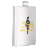 Focus gelooft Breathe Yellow Running Fitness Flacon (Rechts)