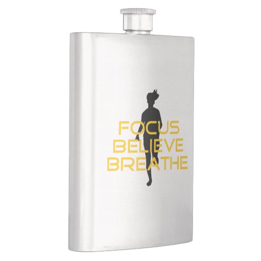 Focus gelooft Breathe Yellow Running Fitness Flacon (Rechts)