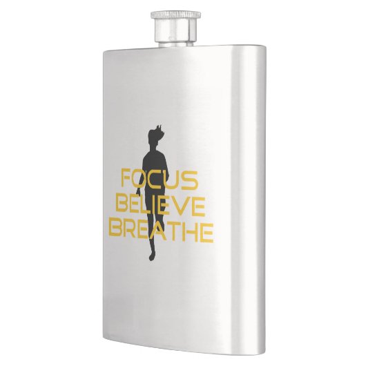 Focus gelooft Breathe Yellow Running Fitness Flacon (Links)