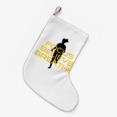 Focus gelooft Breathe Yellow Running Fitness Kleine Kerstsok (Voorkant (Hangend))