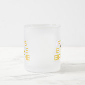 Focus gelooft Breathe Yellow Running Fitness Matglas Koffiemok (Center)