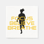 Focus gelooft Breathe Yellow Running Fitness Servet (Voorkant)