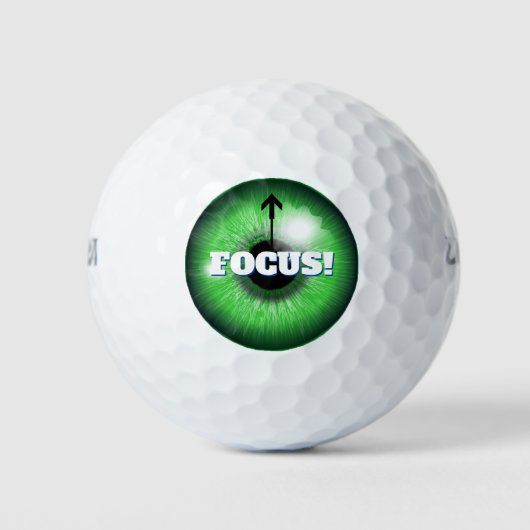 Focus Golf Ball met Pijl Golfballen (Voorkant)